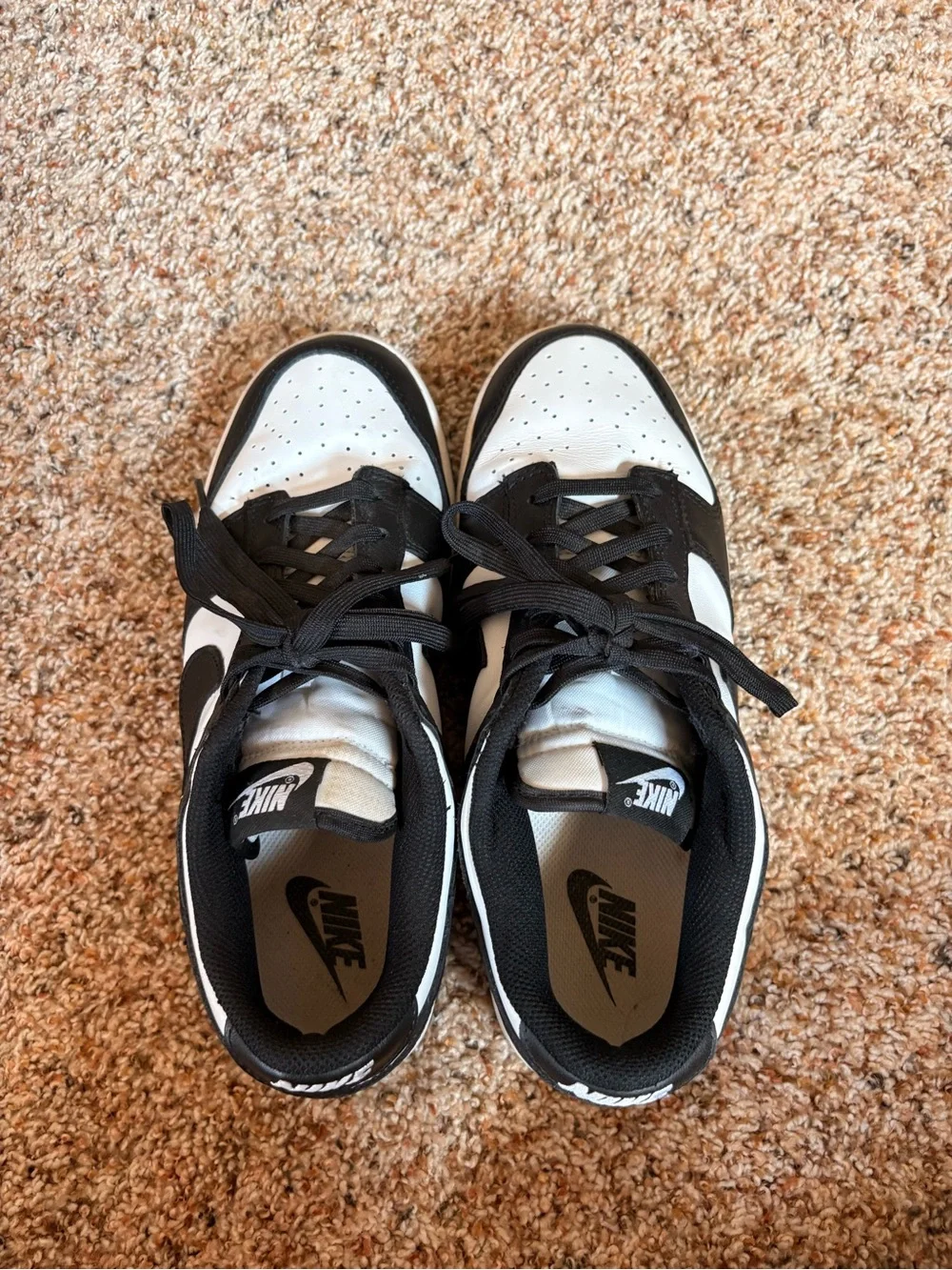 Nike Dunk Low Panda - women’s 8, men’s 6.5